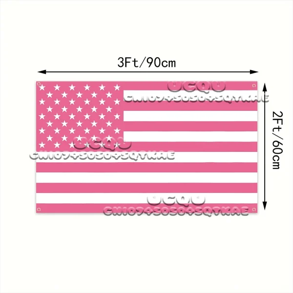 Custom American Flag Printing 5 Sizes Color Photo Pink Black 3x5 Ft Customized US Banner Tapestry With Your Image Color Tapestry 3