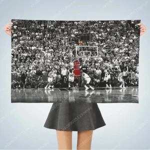 Popular 24 New Arrival Michael Last Shot Tapestry 3D Printing Men Women Jordan Basketball Bedroom Dorm Living Room Tapestry 1