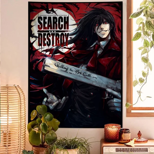 H-Hellsing Colorful Tapestry Wall Hanging Bohemian Wall Tapestries Mandala Wall Art Decor 4