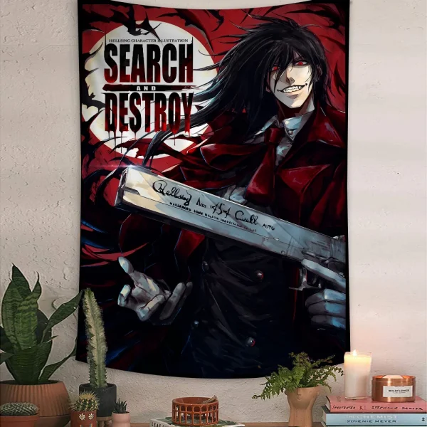 H-Hellsing Colorful Tapestry Wall Hanging Bohemian Wall Tapestries Mandala Wall Art Decor 5