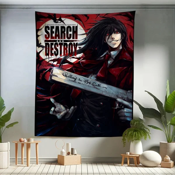 H-Hellsing Colorful Tapestry Wall Hanging Bohemian Wall Tapestries Mandala Wall Art Decor 6