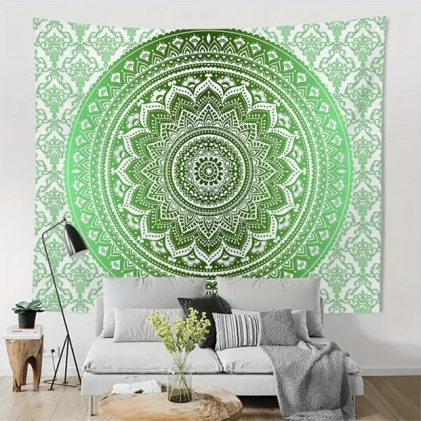 1pc Bohemian Mandala Tapestry Living Room Bedroom Office Wall Hanging, Home Decor Room Decoration Party Decoration 3