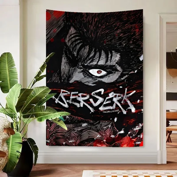 Anime Berserk Wall Tapestry Home Decoration hippie bohemian decoration divination INS Home Decor 3