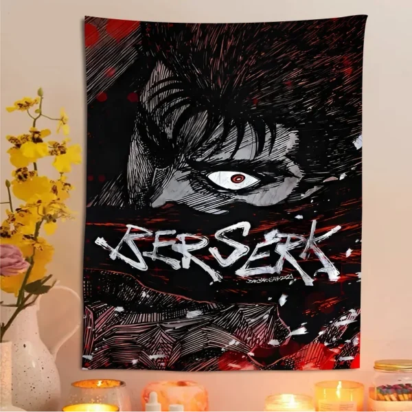 Anime Berserk Wall Tapestry Home Decoration hippie bohemian decoration divination INS Home Decor 4