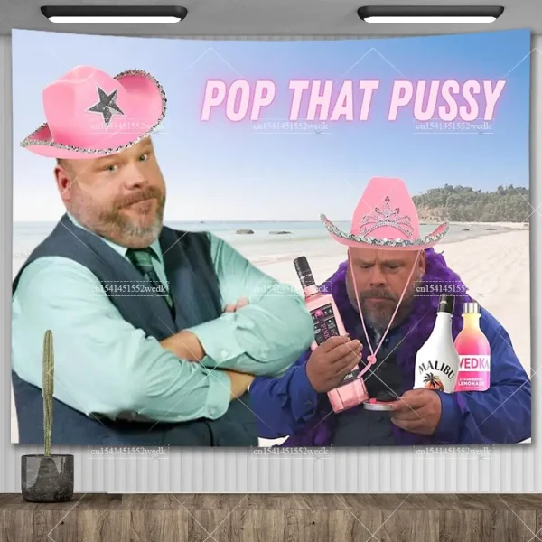 Bertram Hate Kids Flags Meme Tapestry Wall Hnaging Be Respectful To Daddy Tapestrys Aesthetic Party Backdrops Home Decoration 1