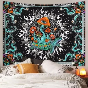 VIKAMA American Bohemian Style Decorative Tapestry Living Room Bedroom Bedside Wall Home Decorations Aesthetic 1