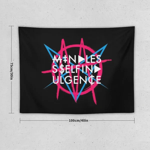 Mindless Self Indulgence Tapestry Room Decorations Aesthetic Decoration Bedroom Wall Carpet Decoration For Home Tapestry 2