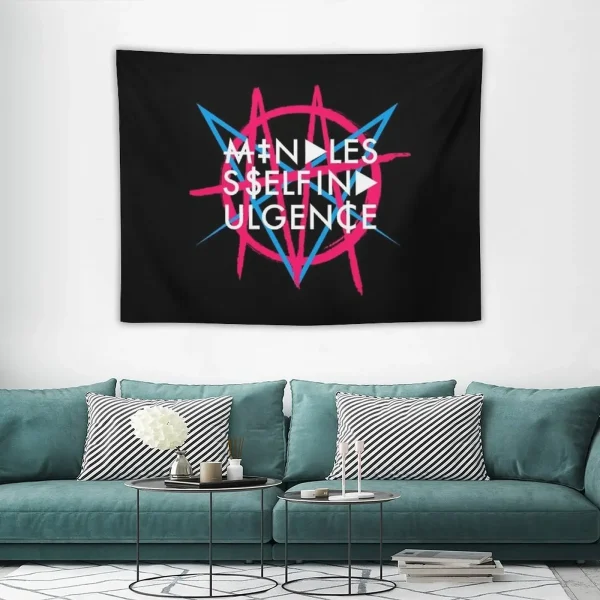 Mindless Self Indulgence Tapestry Room Decorations Aesthetic Decoration Bedroom Wall Carpet Decoration For Home Tapestry 3