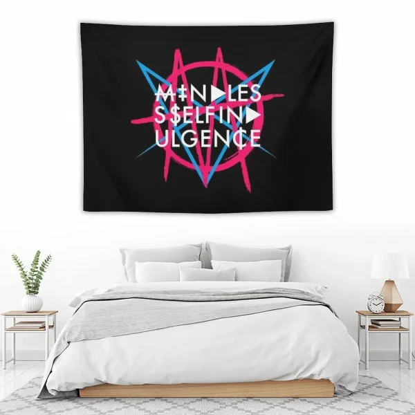 Mindless Self Indulgence Tapestry Room Decorations Aesthetic Decoration Bedroom Wall Carpet Decoration For Home Tapestry 4
