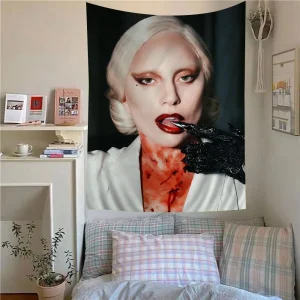 Lady Gaga Singer Hanging Bohemian Tapestry Cheap Hippie Wall Hanging Bohemian Wall Tapestries Mandala Wall Hanging Home Decor 1
