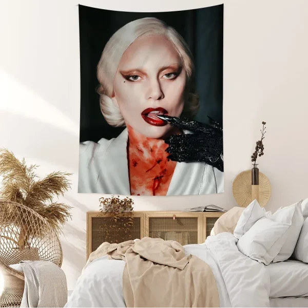Lady Gaga Singer Hanging Bohemian Tapestry Cheap Hippie Wall Hanging Bohemian Wall Tapestries Mandala Wall Hanging Home Decor 2