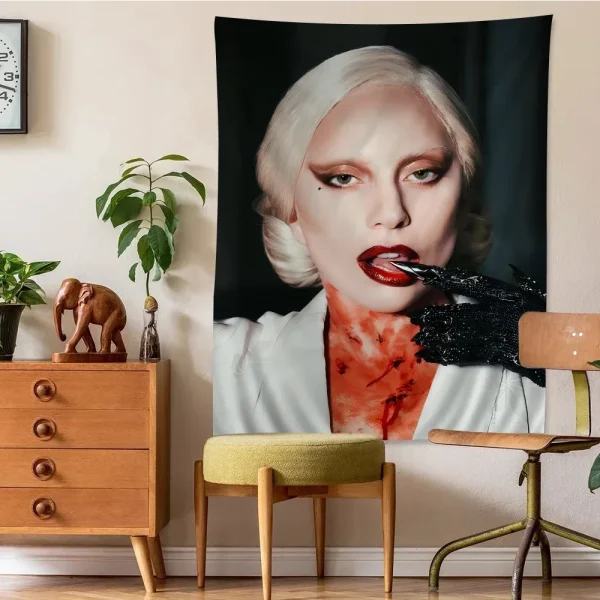 Lady Gaga Singer Hanging Bohemian Tapestry Cheap Hippie Wall Hanging Bohemian Wall Tapestries Mandala Wall Hanging Home Decor 3