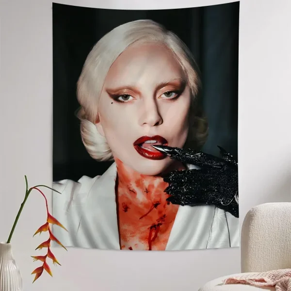 Lady Gaga Singer Hanging Bohemian Tapestry Cheap Hippie Wall Hanging Bohemian Wall Tapestries Mandala Wall Hanging Home Decor 5