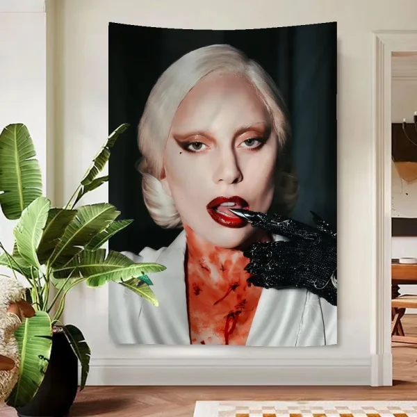 Lady Gaga Singer Hanging Bohemian Tapestry Cheap Hippie Wall Hanging Bohemian Wall Tapestries Mandala Wall Hanging Home Decor 6