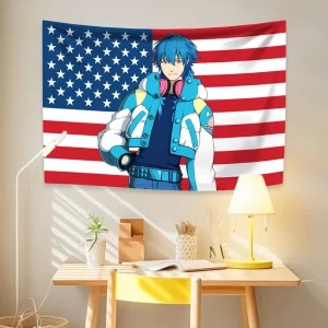 Japanese Anime Tapestry Dramatics Game Murders Flag Home Decoration Living Room Bedroom Backdrop Cloth Multiple Sizes Tapestry 1