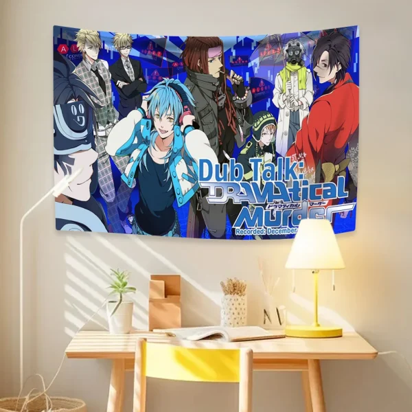 Japanese Anime Tapestry Dramatics Game Murders Flag Home Decoration Living Room Bedroom Backdrop Cloth Multiple Sizes Tapestry 3