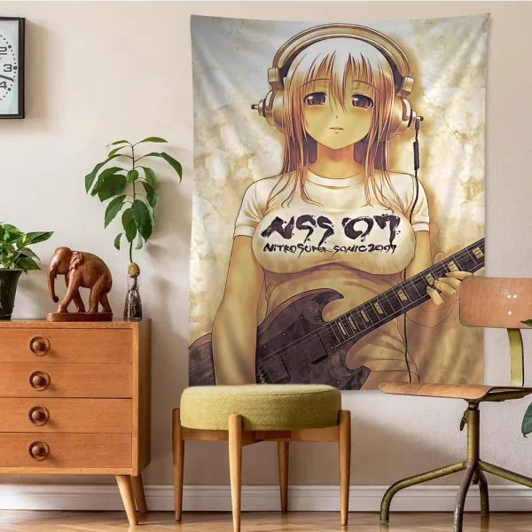 SUPER SONICO Hanging Bohemian Tapestry Hanging Tarot Hippie Wall Rugs Dorm Japanese Tapestry 3