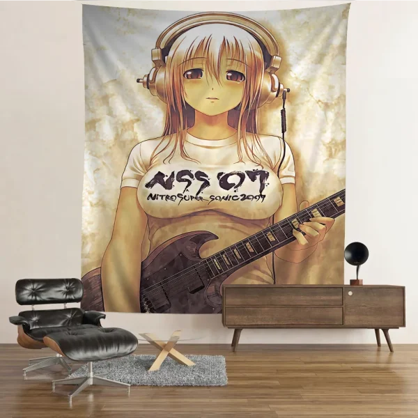 SUPER SONICO Hanging Bohemian Tapestry Hanging Tarot Hippie Wall Rugs Dorm Japanese Tapestry 5