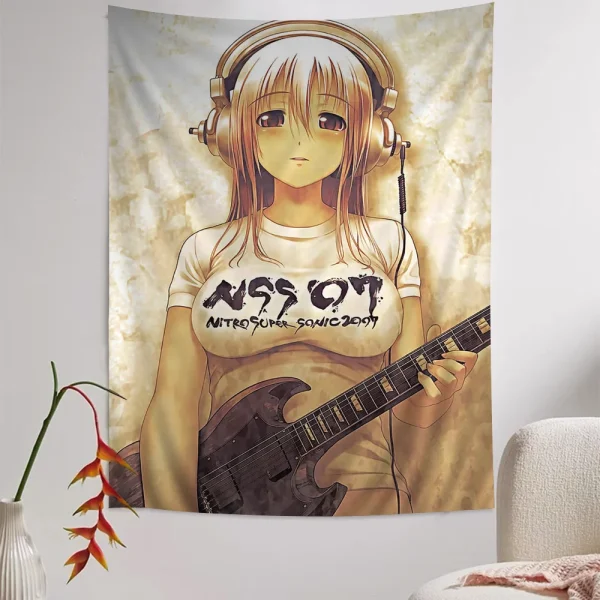 SUPER SONICO Hanging Bohemian Tapestry Hanging Tarot Hippie Wall Rugs Dorm Japanese Tapestry 6