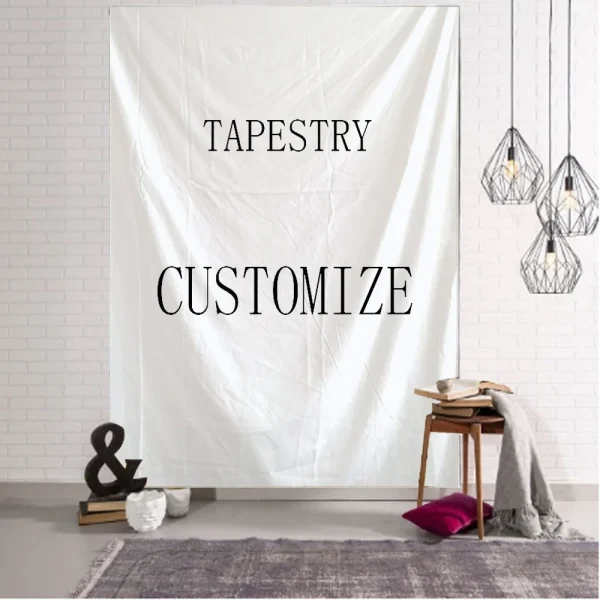Customized Tapestry Boho Mandala Tapestries Witchcraft Wall Tapestry Print Your Photo Hippie Wall Hanging Blanket Tapestry 4