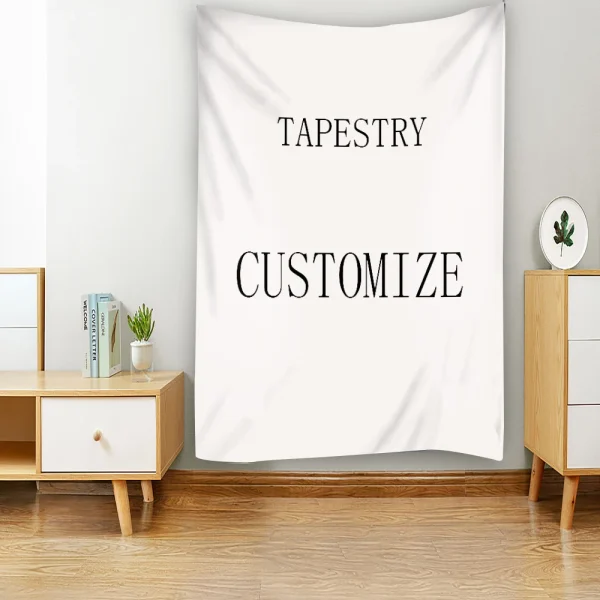 Customized Tapestry Boho Mandala Tapestries Witchcraft Wall Tapestry Print Your Photo Hippie Wall Hanging Blanket Tapestry 5