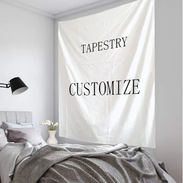 Customized Tapestry Boho Mandala Tapestries Witchcraft Wall Tapestry Print Your Photo Hippie Wall Hanging Blanket Tapestry 6