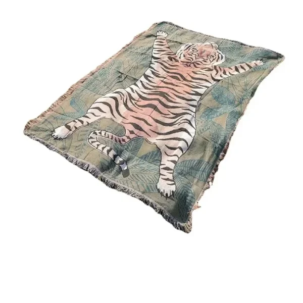 Tiger's Personalized Creative Blanket Sofa Decoration Blanket Cotton Leisure Blanket Tapestries Travel Blanket Camping Blanket 2