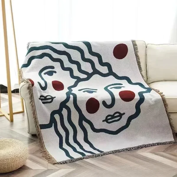 Tiger's Personalized Creative Blanket Sofa Decoration Blanket Cotton Leisure Blanket Tapestries Travel Blanket Camping Blanket 4