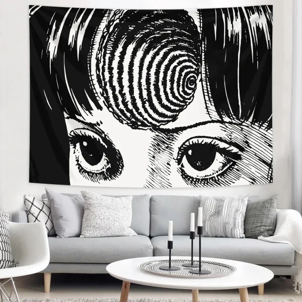 1pc Interesting Tapestry, Personalized College Dormitory Decoration Human Body Cave Tapestry Art Decoration Wall Hanging 4