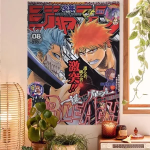 Bleach Hippie Wall Hanging Tapestries Art Science Fiction Room Home Decor Kawaii Room Decor 1