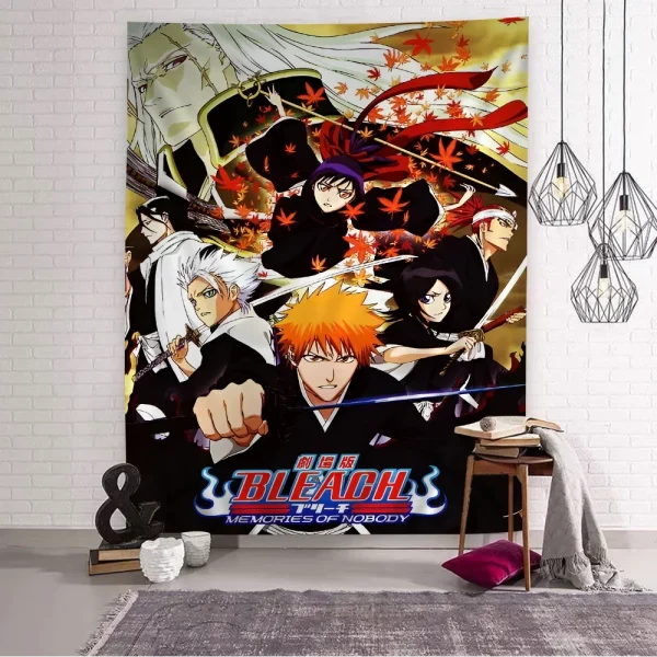 Bleach Hippie Wall Hanging Tapestries Art Science Fiction Room Home Decor Kawaii Room Decor 6