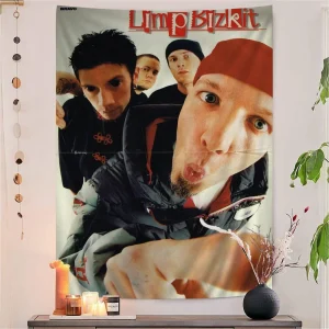 Limp Bizkit Anime Tapestry for Living Room Home Dorm Decor Home Decor 1