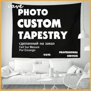 Custom Photo Tapestry Wall Hanging Boho Mandala Diy Design Printed Cloth Fabric Large Tapestry Blanket Customize Anime Tapestry 1
