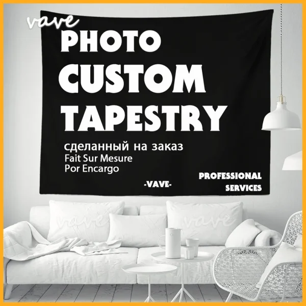 Custom Photo Tapestry Wall Hanging Boho Mandala Diy Design Printed Cloth Fabric Large Tapestry Blanket Customize Anime Tapestry 1