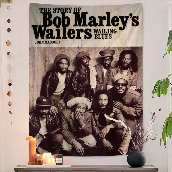 Bob Marley Cartoon Tapestry Art Science Fiction Room Home Decor Wall Hanging Sheets 1
