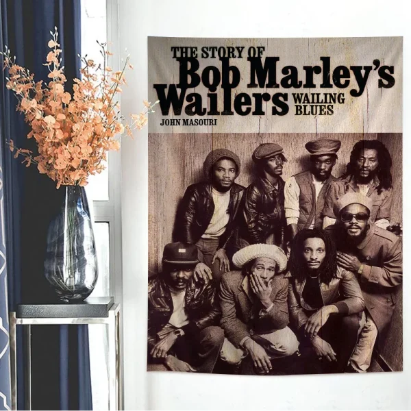 Bob Marley Cartoon Tapestry Art Science Fiction Room Home Decor Wall Hanging Sheets 2
