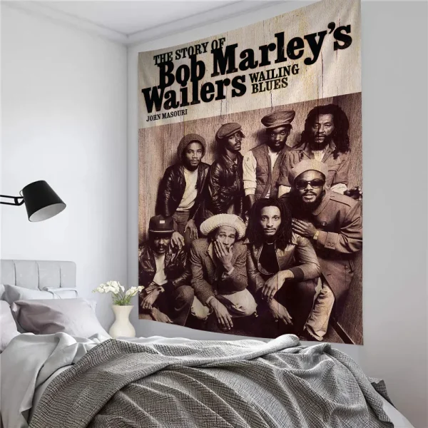 Bob Marley Cartoon Tapestry Art Science Fiction Room Home Decor Wall Hanging Sheets 3