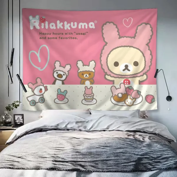 R-RilakkumaS Printed Large Wall Tapestry Hanging Tarot Hippie Wall Rugs Dorm Art Home Decor 1