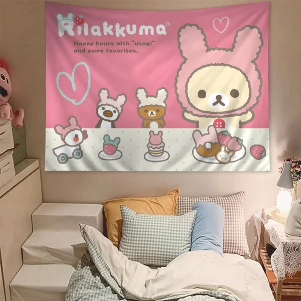R-RilakkumaS Printed Large Wall Tapestry Hanging Tarot Hippie Wall Rugs Dorm Art Home Decor 2