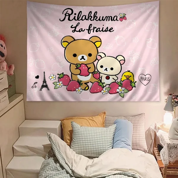R-RilakkumaS Printed Large Wall Tapestry Hanging Tarot Hippie Wall Rugs Dorm Art Home Decor 3