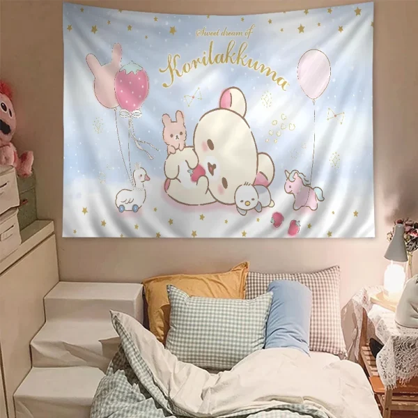R-RilakkumaS Printed Large Wall Tapestry Hanging Tarot Hippie Wall Rugs Dorm Art Home Decor 4