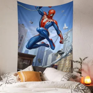 Avengers M-Marvel Spidermans  DIY Wall Tapestry for Living Room Home Dorm Decor Wall Art Decor 1