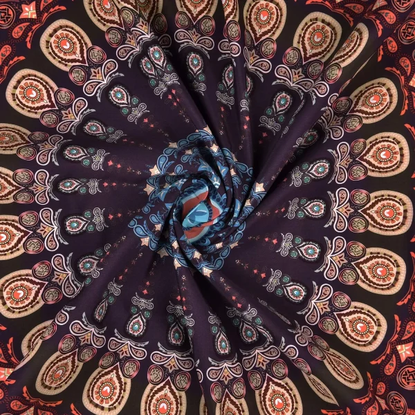 VIKAMA American Mandala Tapestry Hippie Wall Hanging Psychedelic Peacock Living Room Tea Room Wall Decoration Tapestry 5