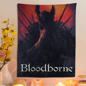 Bloodborne Printed Large Wall Tapestry Art Science Fiction Room Home Decor Decor Blanket 1