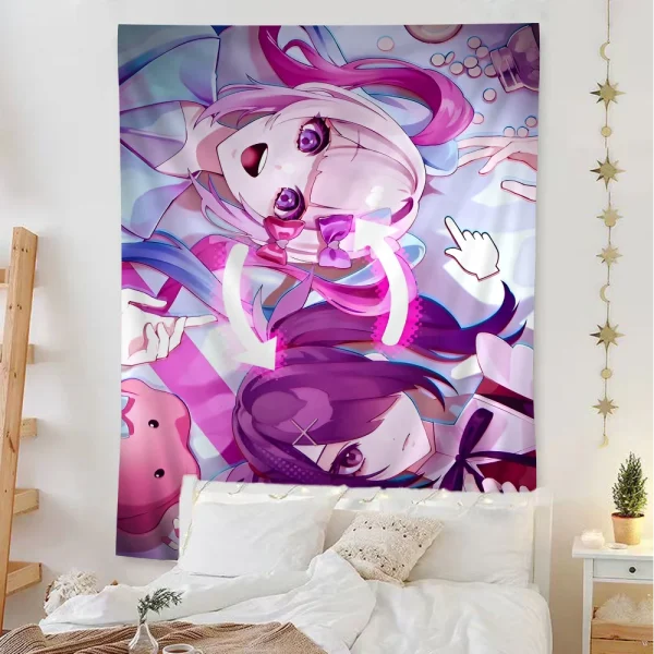Needy Girl Streamer Overload Colorful Tapestry Wall Hanging Home Decoration hippie bohemian decoration divination Wall Art Decor 2