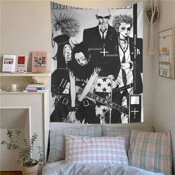 Japanese Classic Anime NANA  High School DxD Hippie Wall Hanging Tapestries for Living Room Home Dorm Decor Art Home Decor 2
