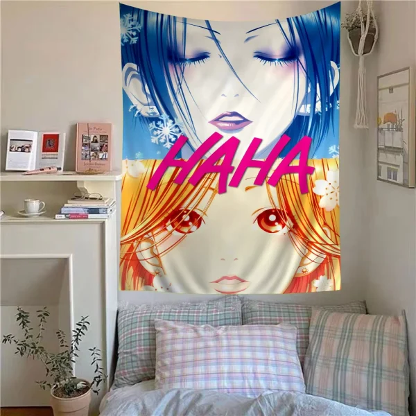 Japanese Classic Anime NANA  High School DxD Hippie Wall Hanging Tapestries for Living Room Home Dorm Decor Art Home Decor 3