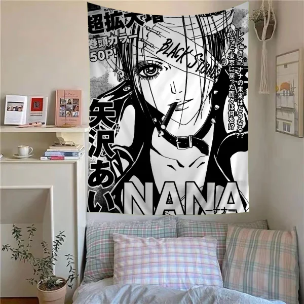 Japanese Classic Anime NANA  High School DxD Hippie Wall Hanging Tapestries for Living Room Home Dorm Decor Art Home Decor 5