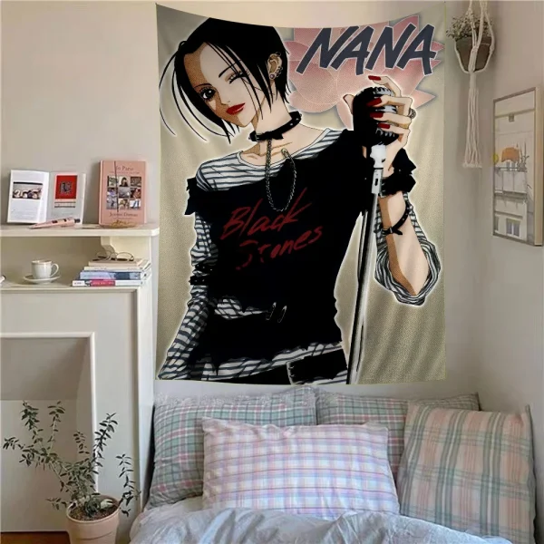 Japanese Classic Anime NANA  High School DxD Hippie Wall Hanging Tapestries for Living Room Home Dorm Decor Art Home Decor 6