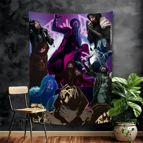 S-Sleep T-Token band Printed Large Wall Tapestry Cheap Hippie Wall Hanging Bohemian Wall Tapestries Mandala INS Home Decor 3